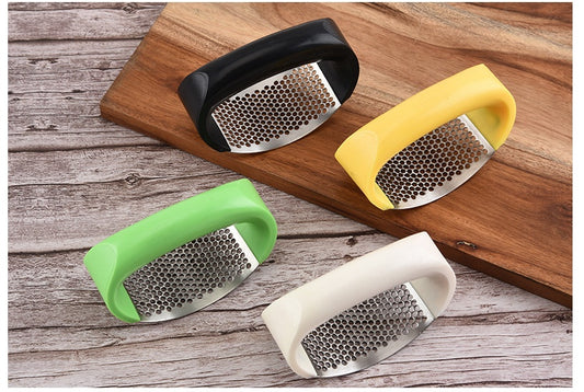 Stainless Steel Rocker Garlic Press with Non-Slip Handle, photo 2