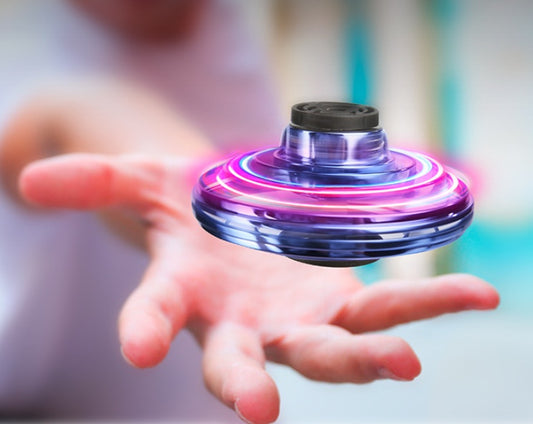 Flying Fidget Spinner with RGB LED Lights, photo 2