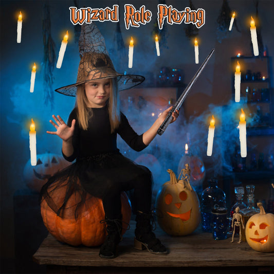 12 Flameless Floating Candles with Wand Remote, photo 2