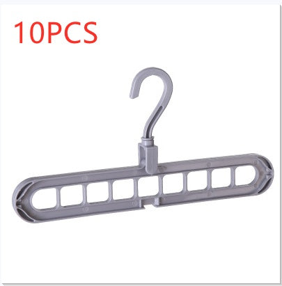 9-Hole Space Saving Hanger Organizer with 360° Swivel Hook for Closets and Dorms, photo 12