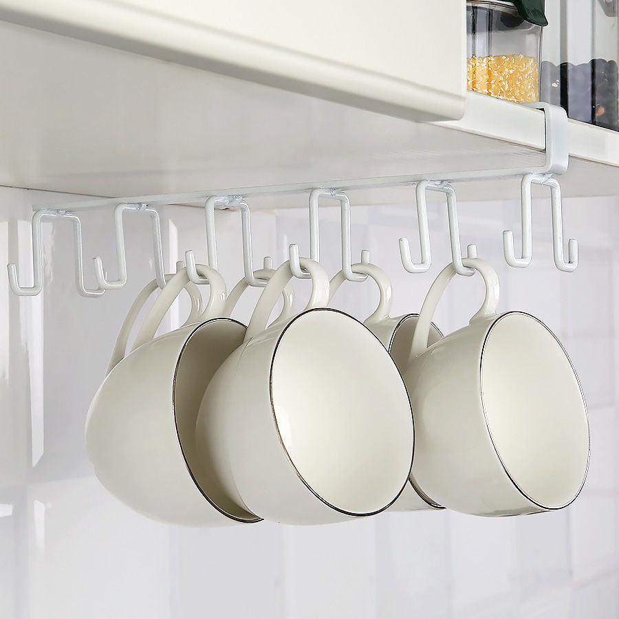 Under Shelf Mug Hanger with 12 Hooks, photo 6