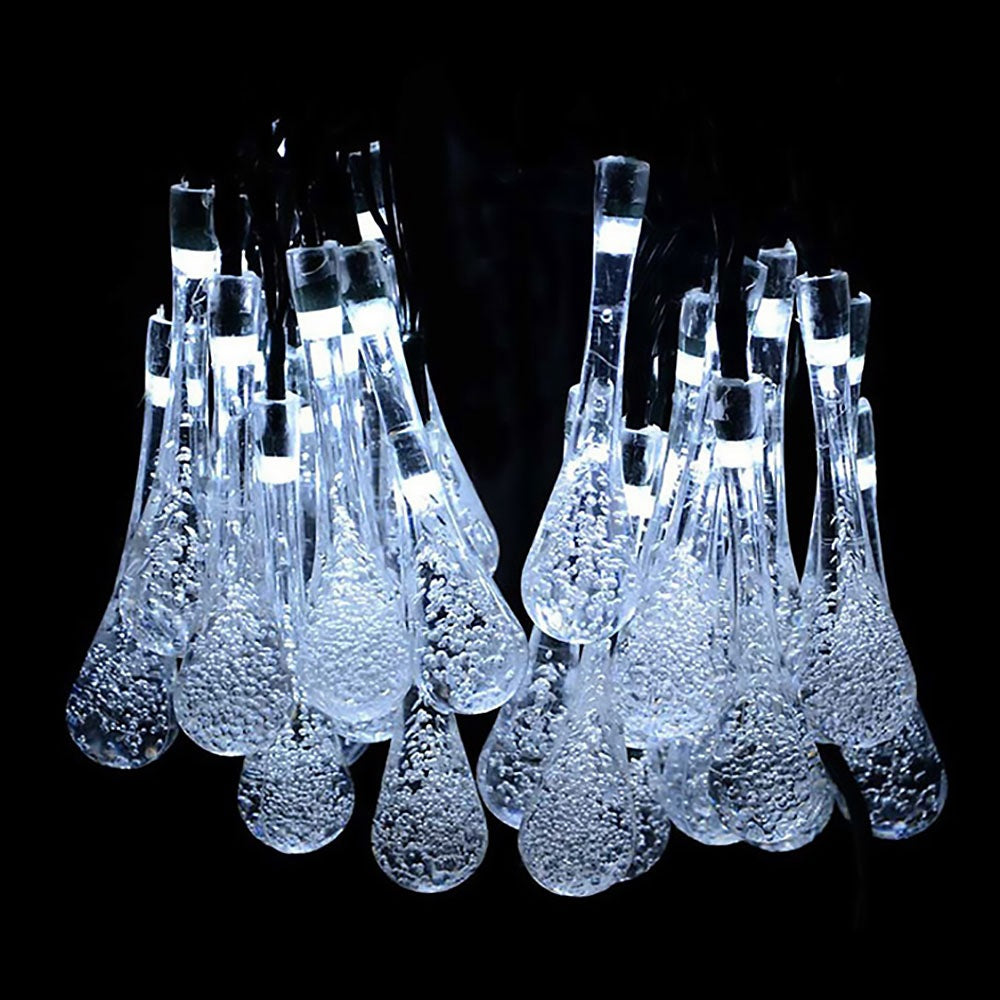 Solar Water Drop String Lights, photo 8
