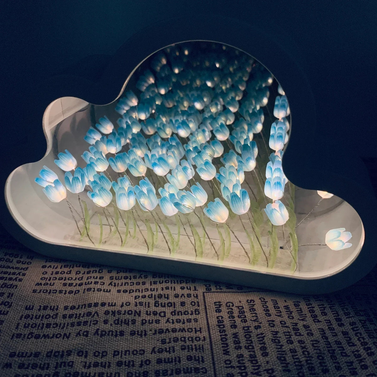 DIY Tulip Cloud Mirror Night Light Kit, photo 6