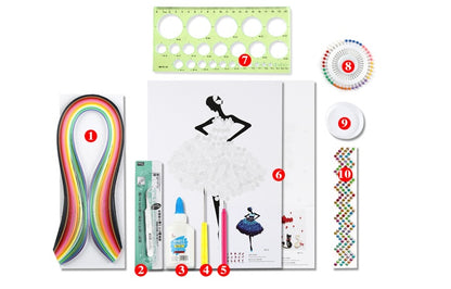 Paper Quilling Kit for Beginners with Tools, photo 3