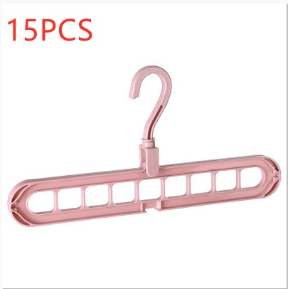 9-Hole Space Saving Hanger Organizer with 360° Swivel Hook for Closets and Dorms, photo 8