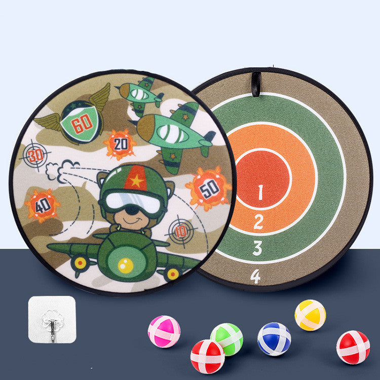 Sticky Ball Dart Board for Kids with 6 Balls and Hook, photo 3
