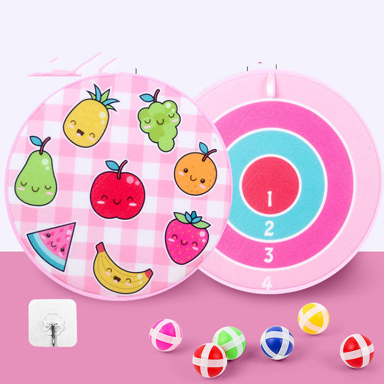 Sticky Ball Dart Board for Kids with 6 Balls and Hook, photo 6