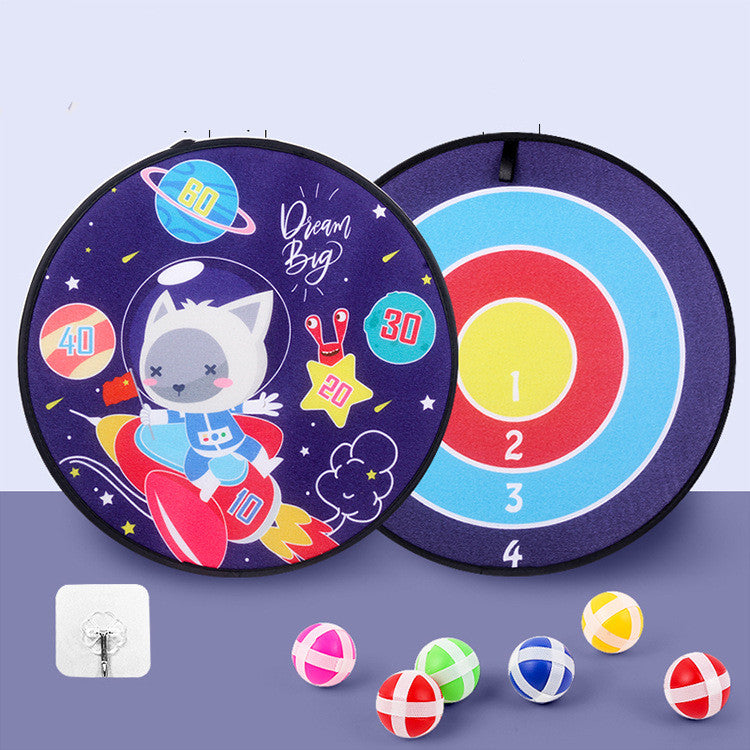 Sticky Ball Dart Board for Kids with 6 Balls and Hook, photo 8