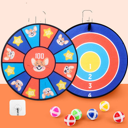 Sticky Ball Dart Board for Kids with 6 Balls and Hook, photo 10
