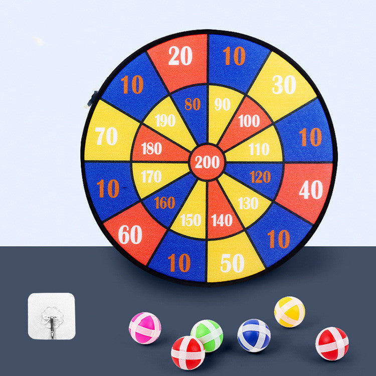 Sticky Ball Dart Board for Kids with 6 Balls and Hook, photo 2
