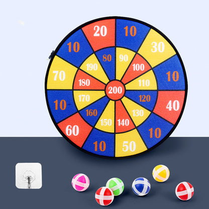 Sticky Ball Dart Board for Kids with 6 Balls and Hook, photo 2