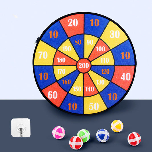 Sticky Ball Dart Board for Kids with 6 Balls and Hook, photo 2