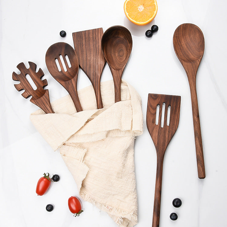 Black Walnut Wooden Cooking Utensil Set, photo 3