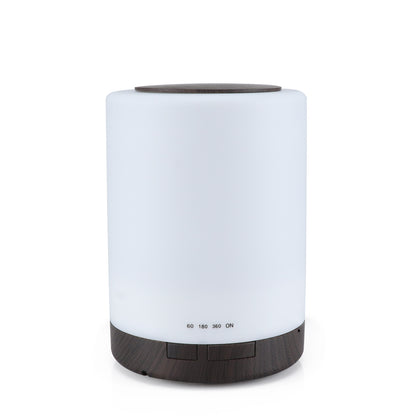Wood Grain Essential Oil Diffuser with Remote and Timer, Quiet Ultrasonic Aroma Humidifier