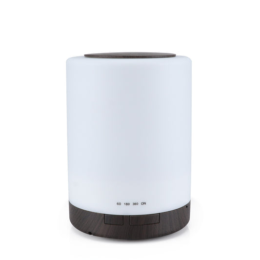 Wood Grain Essential Oil Diffuser with Remote and Timer, Quiet Ultrasonic Aroma Humidifier