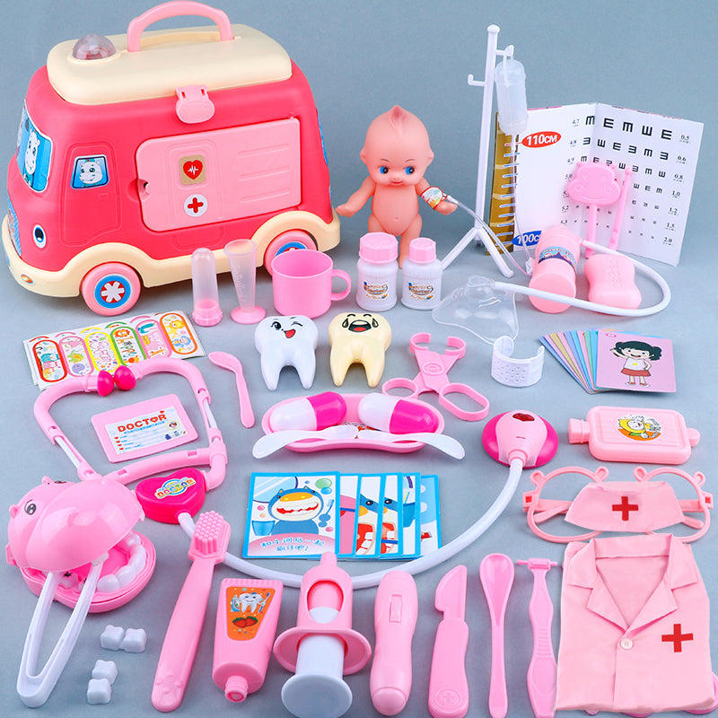 Kids Doctor Kit with Ambulance Carry Case, photo 3