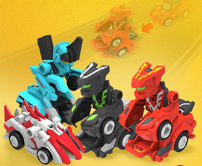 Transforming Robot Car Toy Set for Kids, Battle Play Cars That Turn into Robots, 6 or 8 Cars