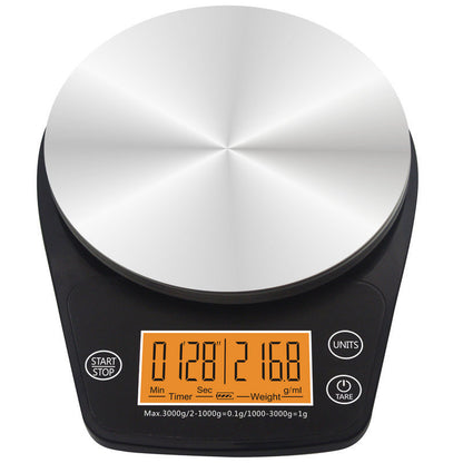 Digital Coffee Scale with Timer and Backlit LCD, Pour Over Kitchen Scale