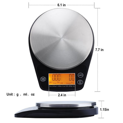 Digital Coffee Scale with Timer and Backlit LCD, photo 3