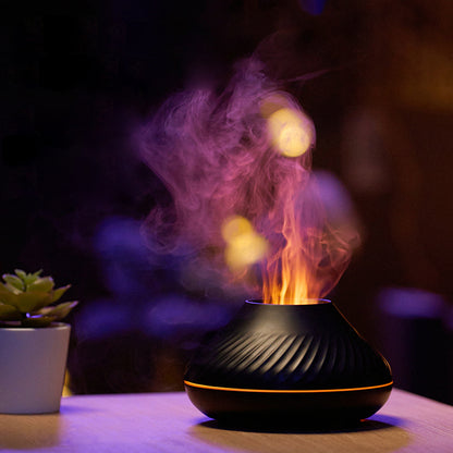 Flame Essential Oil Diffuser 130ml with Colorful 3D Flame Light and Auto Shut-Off, photo 5