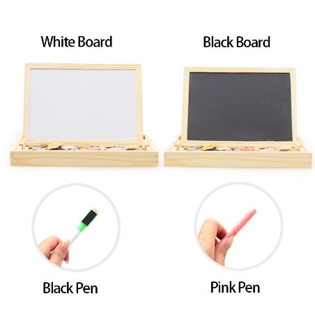 Wooden Magnetic Puzzle Box with Drawing Board, photo 3