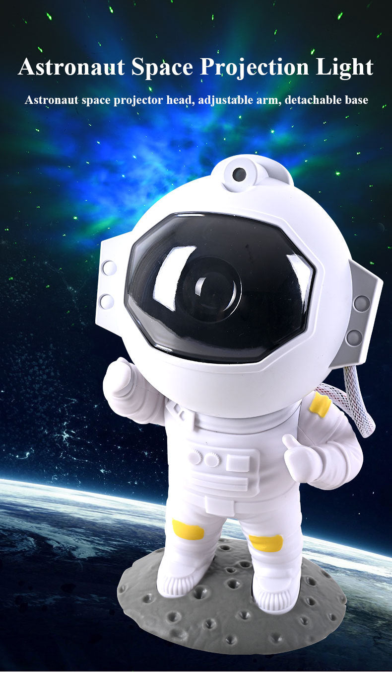 Astronaut Galaxy Star Projector Night Light with Nebula Effects and Remote Control, photo 3