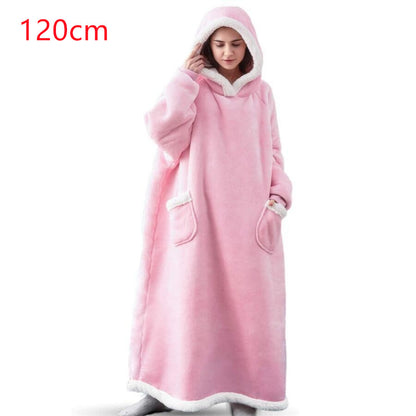 Oversized Wearable Blanket Hoodie with Pockets, photo 14