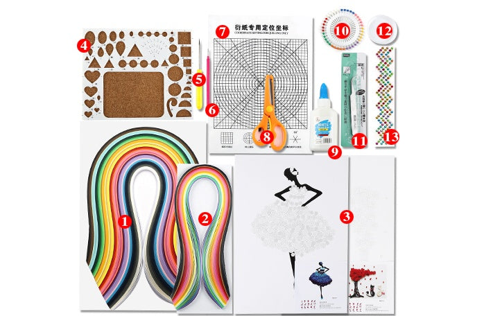 Paper Quilling Kit for Beginners with Tools, photo 11