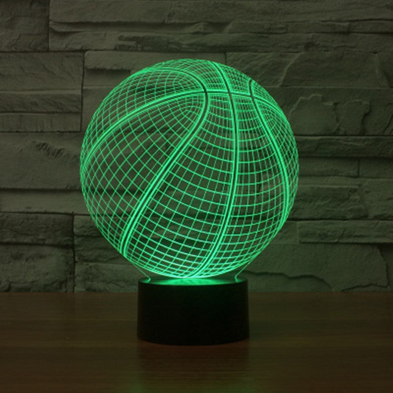 Basketball 3D Illusion Night Light, photo 3