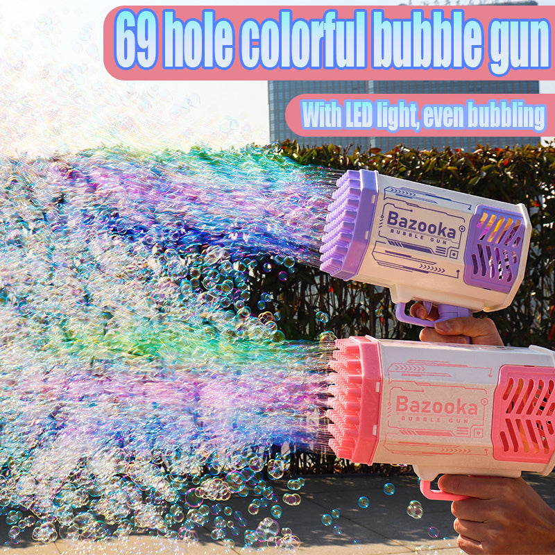 69-Hole Bubble Machine Gun with Colorful Lights, photo 6