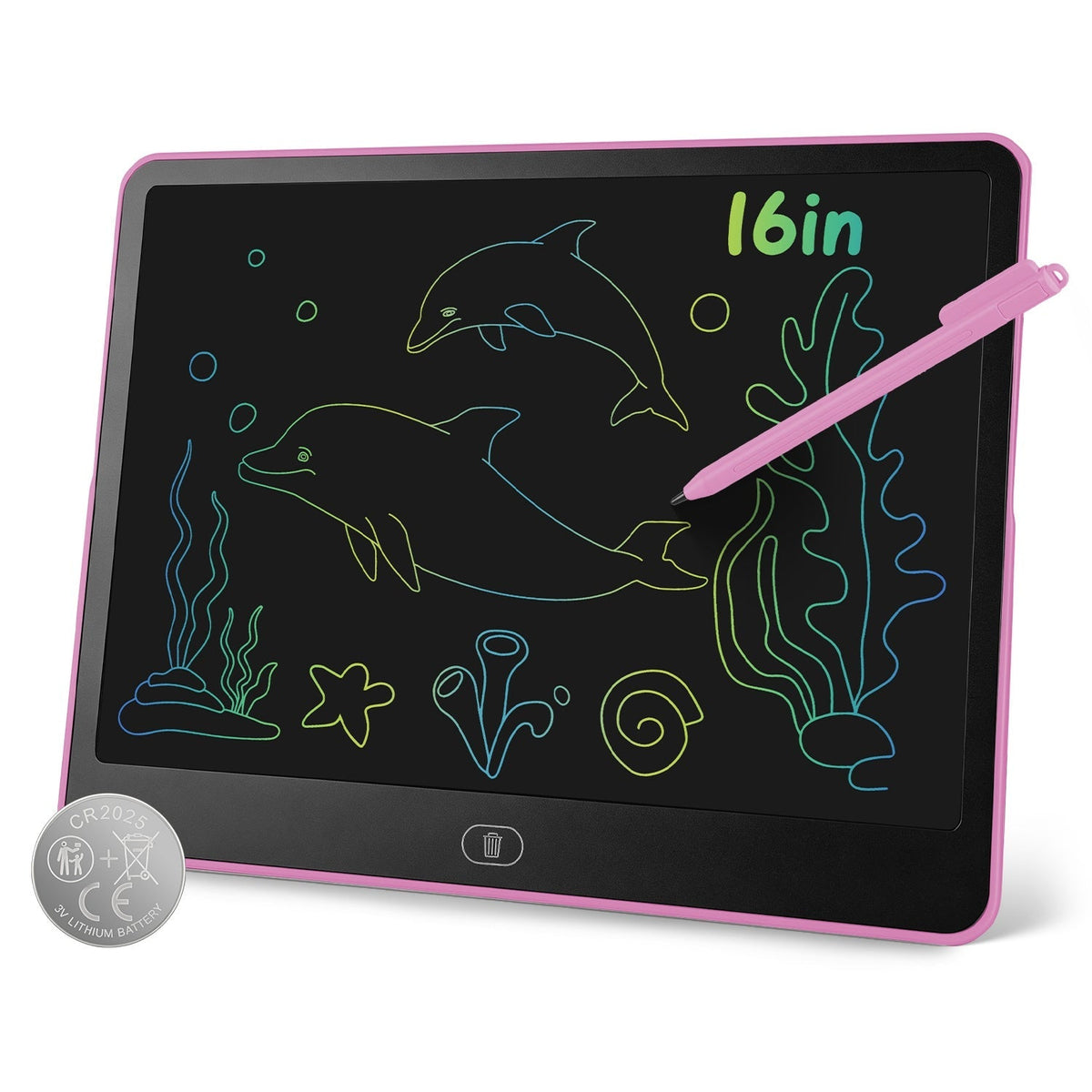 [TEST AM Jarvis extension] LCD Writing Tablet for Kids with Stylus & Lock Function