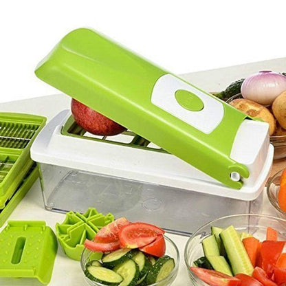 12-Piece Vegetable Chopper and Dicer Set with Stainless Steel Blades, photo 3