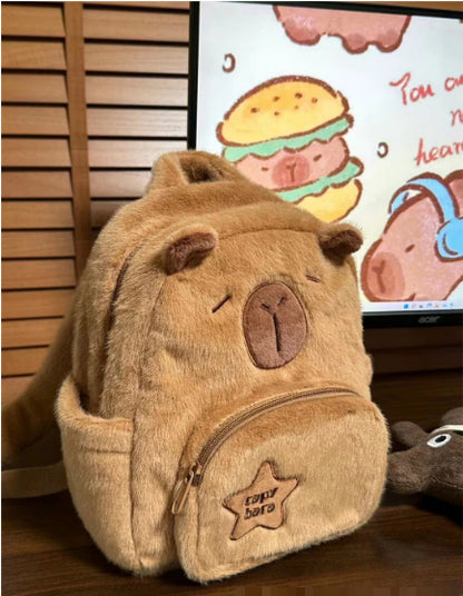Capybara Plush Backpack and Crossbody Bag, photo 8