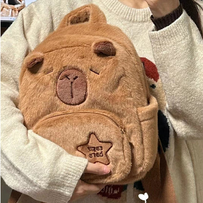 Capybara Plush Backpack and Crossbody Bag, photo 4
