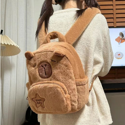 Capybara Plush Backpack and Crossbody Bag, photo 3