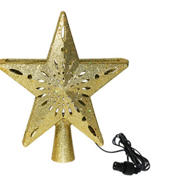 Christmas Tree Topper Star with Built-In Snowflake Projector and Rotating LED Light, photo 11