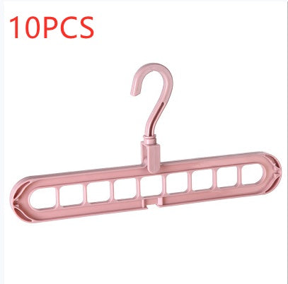 9-Hole Space Saving Hanger Organizer with 360° Swivel Hook for Closets and Dorms, photo 5