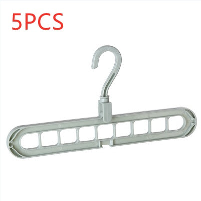 9-Hole Space Saving Hanger Organizer with 360° Swivel Hook for Closets and Dorms, photo 18