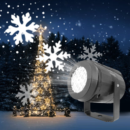 Snowflake Projector Light, Rotating LED Christmas Projector for Indoor and Outdoor Holiday Decor