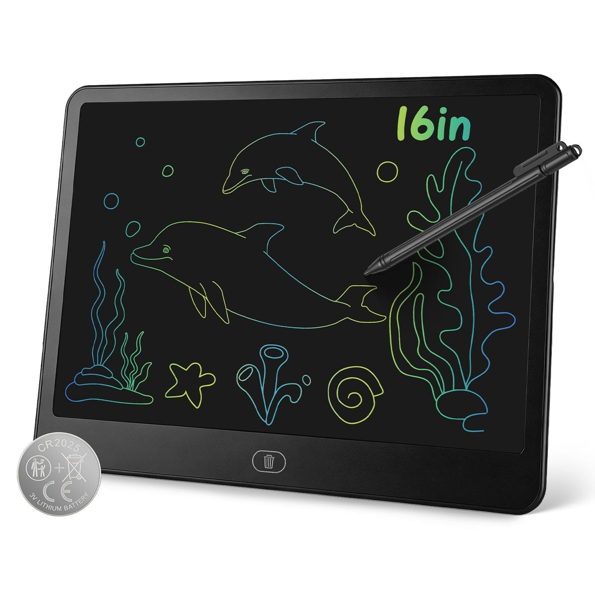 [TEST AM Jarvis extension] LCD Writing Tablet for Kids with Stylus & Lock Function