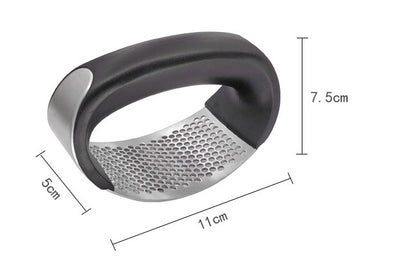 Stainless Steel Rocker Garlic Press with Non-Slip Handle, photo 4