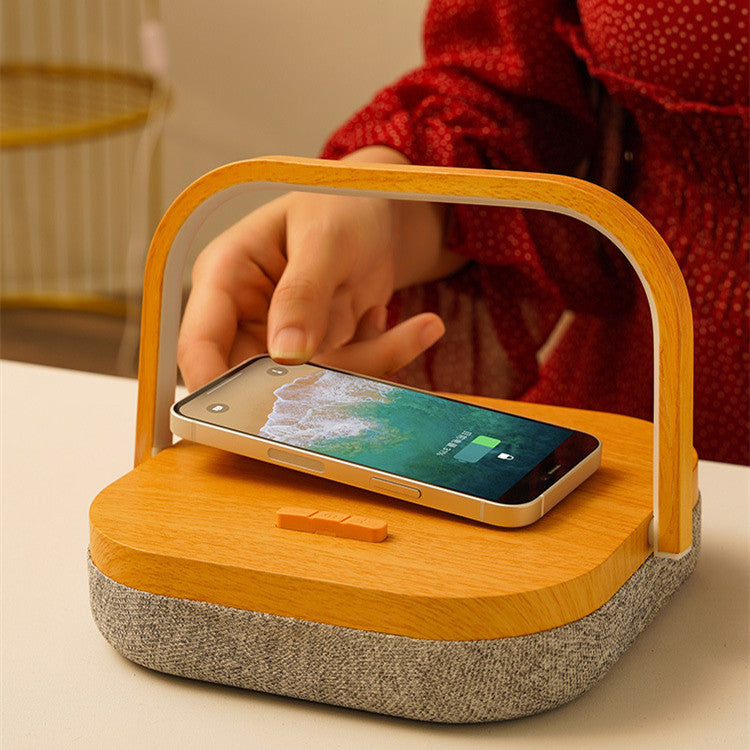 LED Desk Lamp with Wireless Charger and Bluetooth Speaker, photo 4