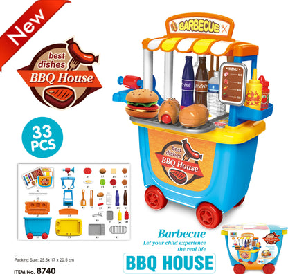 Kids Pretend Play Food Truck Cart, photo 3