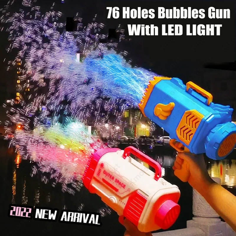 69-Hole Bubble Machine Gun with Colorful Lights, photo 8