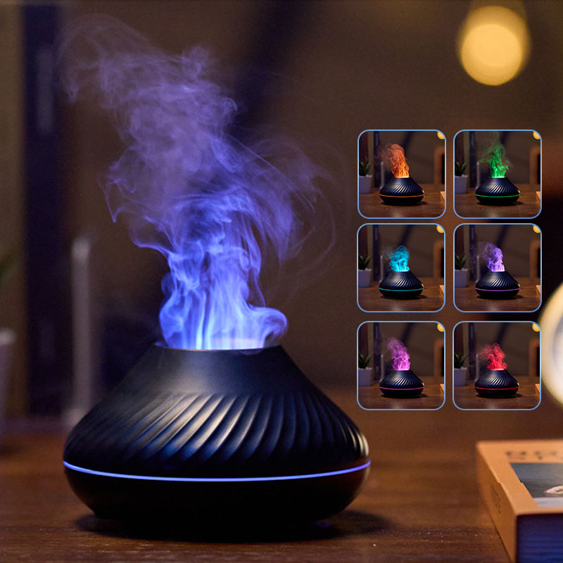 Flame Essential Oil Diffuser 130ml with Colorful 3D Flame Light and Auto Shut-Off, photo 3