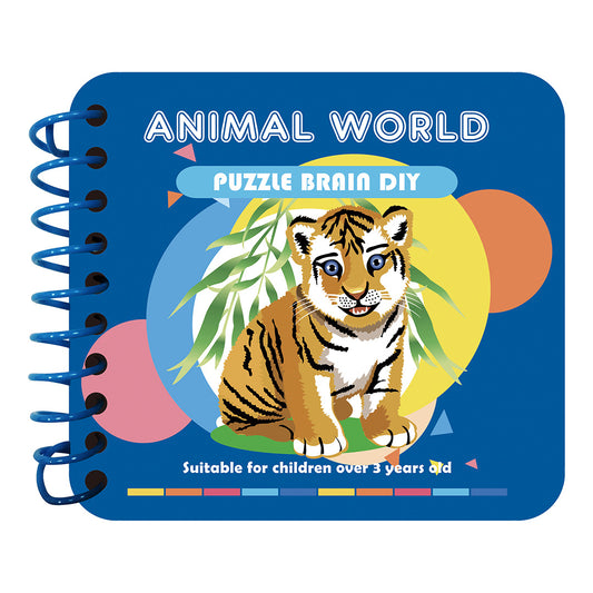 Diamond Sticker Art Book for Kids, DIY Gem Painting Picture Book with Numbered Pages