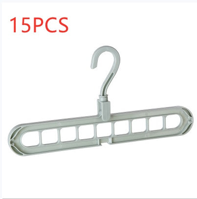 9-Hole Space Saving Hanger Organizer with 360° Swivel Hook for Closets and Dorms, photo 17