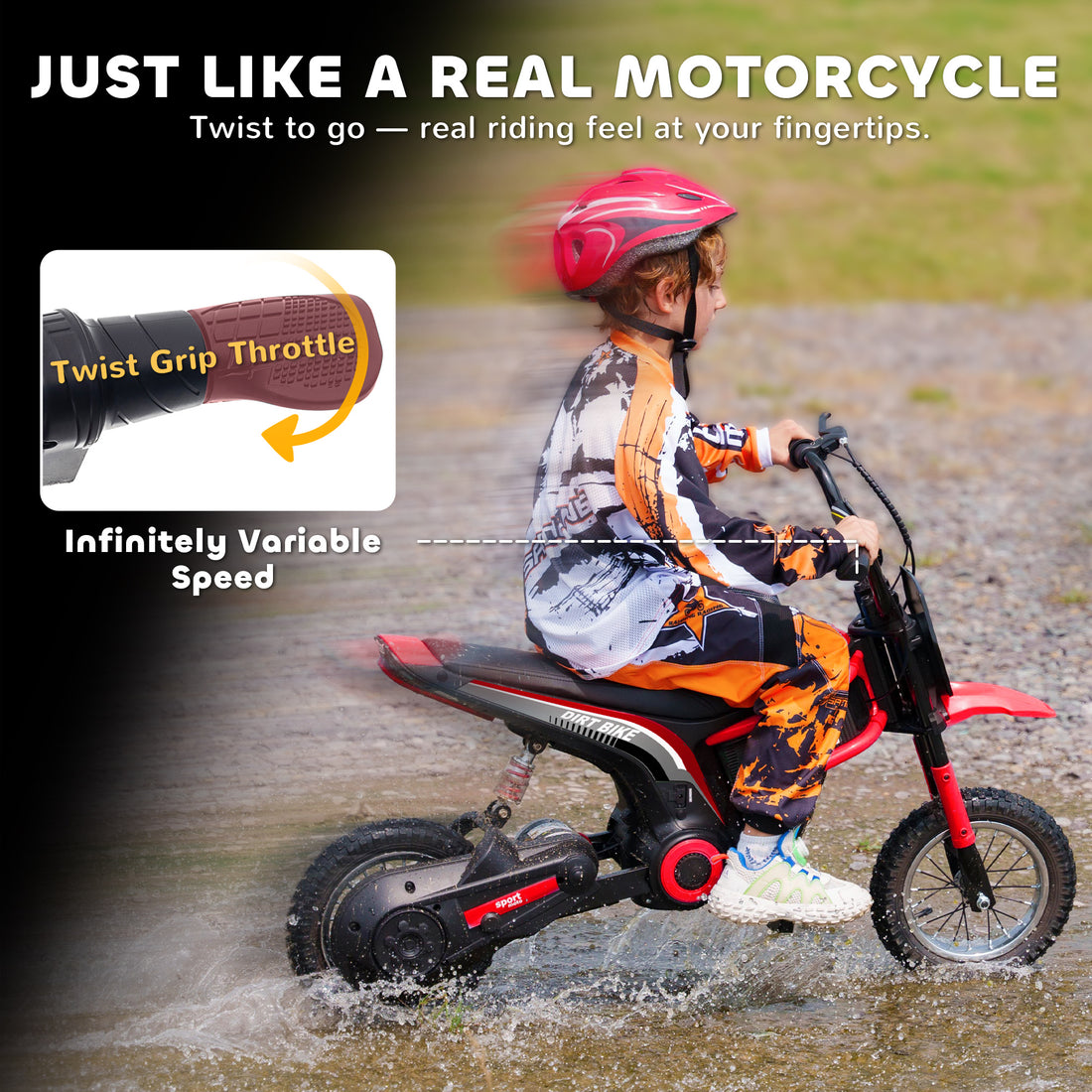 Twist the throttle and go