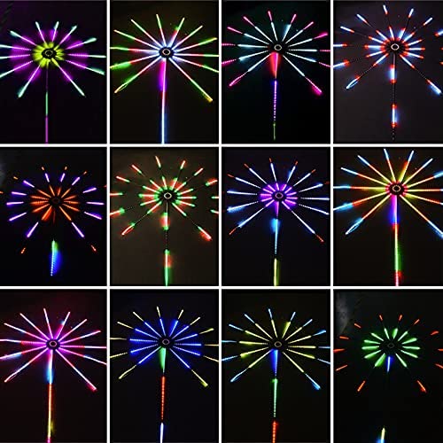 Firework LED Strip Lights with Music Sync, Remote and App Control for Room Decor