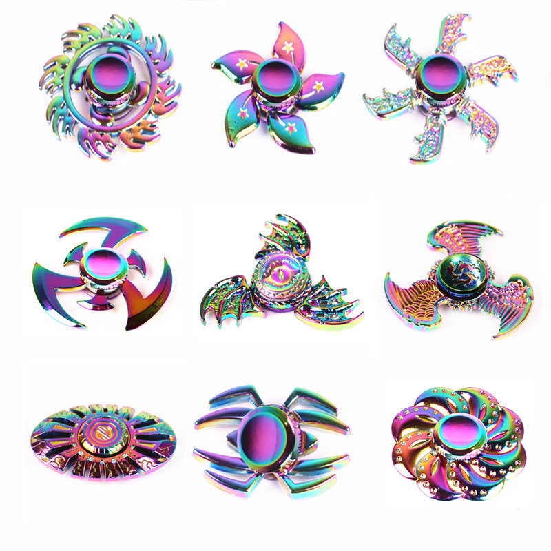 Alloy Fidget Spinner with Colorful Electroplated Finish, photo 4